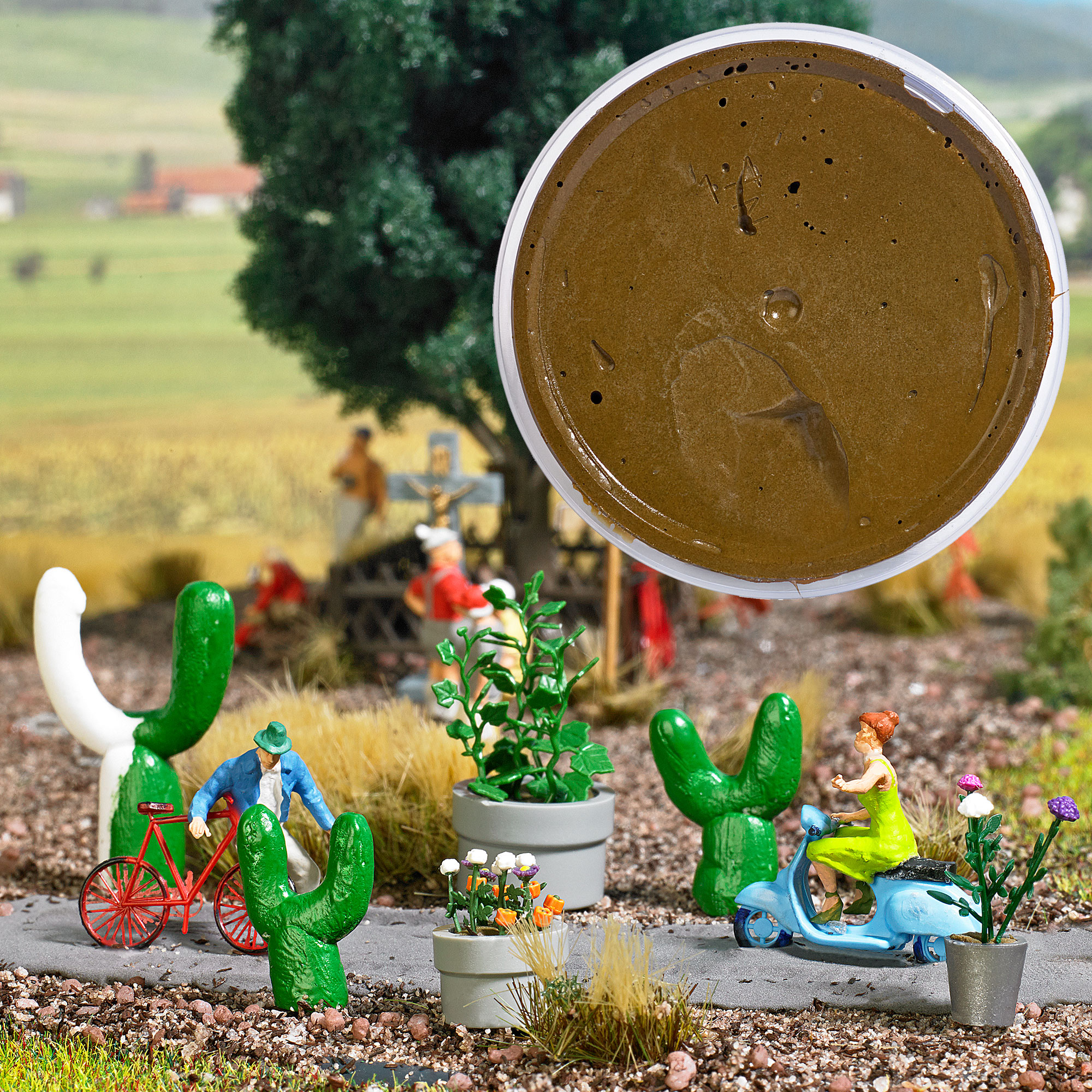 Busch 7557 Brown Model Building Clay