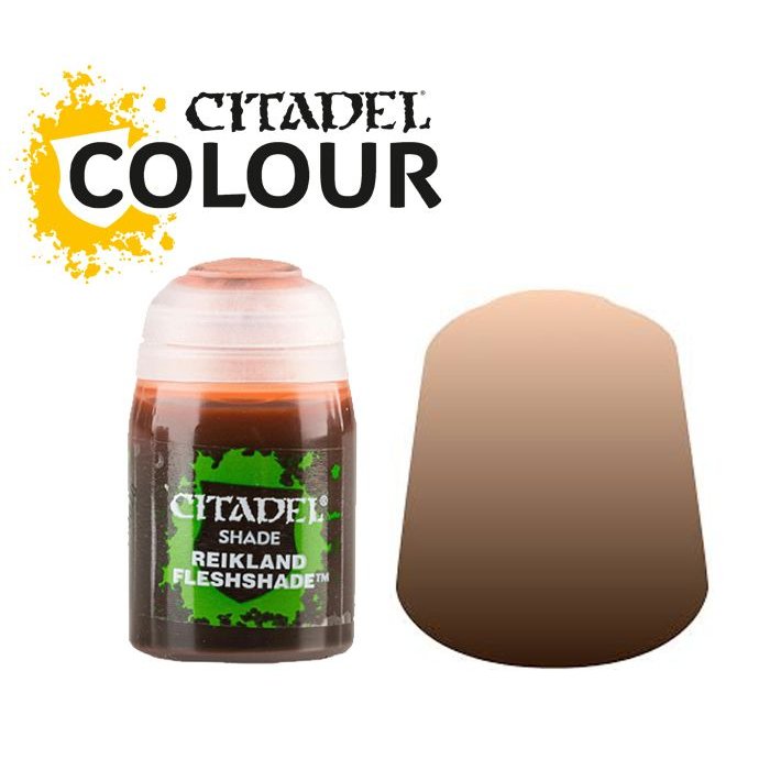 thumbnail image 2 of Reikland Fleshshade Gloss 24ml - Citadel Games Workshop Paints 2 of 12