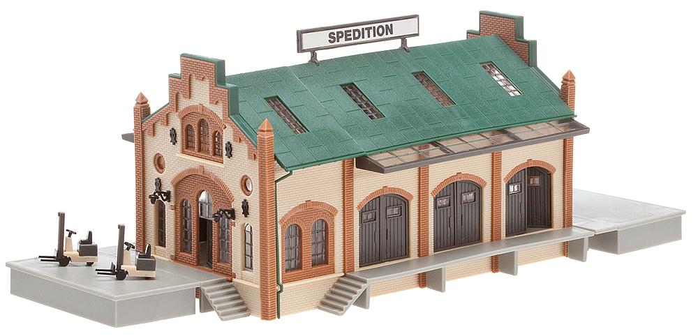 Faller N 222412 - Aeromobile Sparkasse Scala 1:160, Kit Modellismo 25 Pezzi, Dimensioni 360x93x115 Mm, Adatto Anche A Scala H0