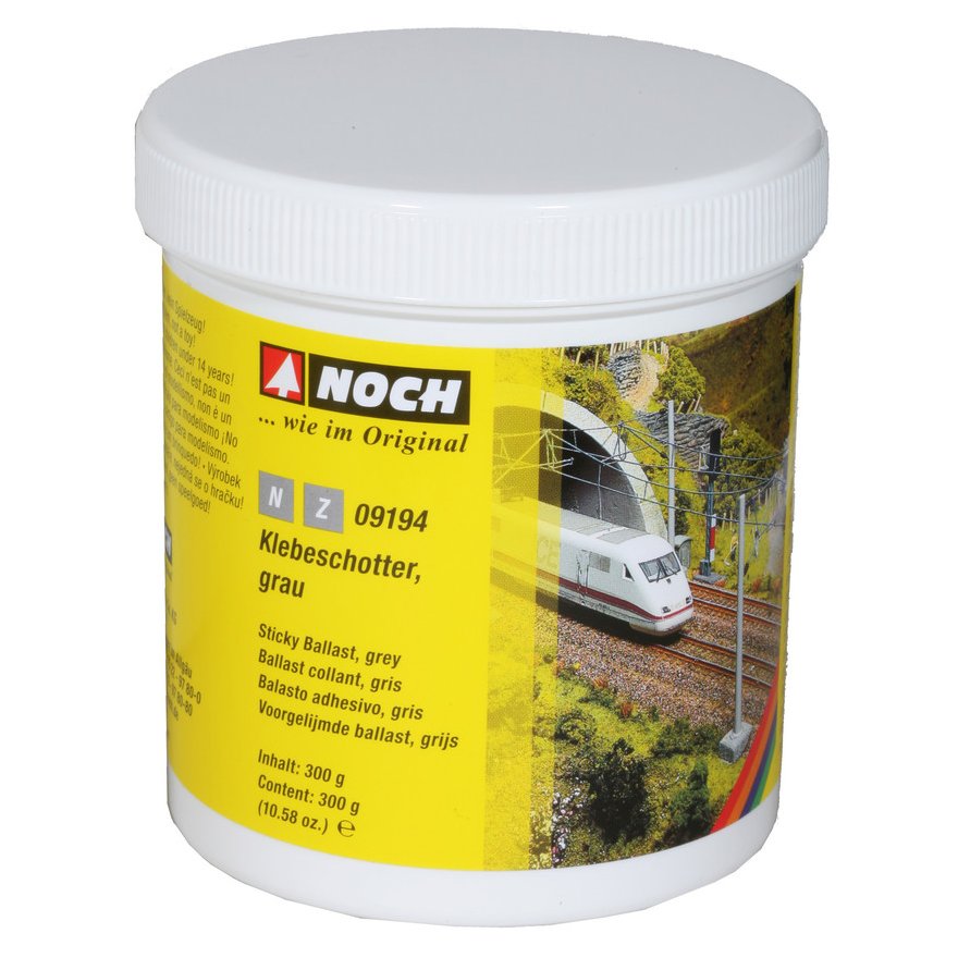 Noch 09194 Sticky Ballast, Grey
