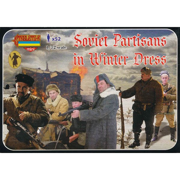 Strelets 1/72 Soviet Partisans in Winter Dress # M084 