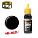 AMMO by Mig AMIG0104 Washable Black