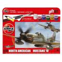 Airfix A55107 North American Mustang Mk.IV Starter Set