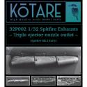 Kotare 32P002 Spitfire Exhausts