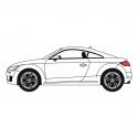 Oxford Diecast 76TT001 Audi TT Coupe