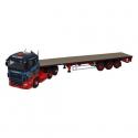 Oxford Diecast 76SHL01FT Scania Highline Flatbed Trailer