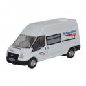 Oxford Diecast NFT005 Ford Transit Network Rail