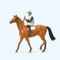 Preiser 29080 Jockey on Horse