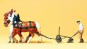 Preiser 30431 Horse Drawn Plough