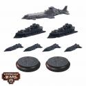 Warcradle Studios DWA210007 Dystopian Wars - Protecteur Battlefleet