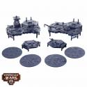 Warcradle Studios DWA990027 Dystopian Wars - Sturginium Platforms