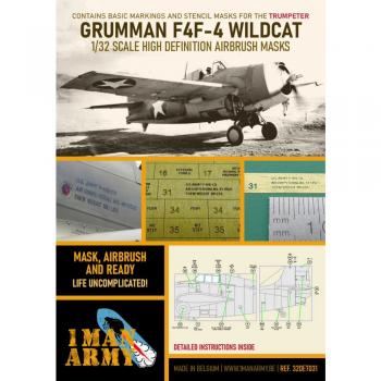 1ManArmy 32DET031 Grumman F4F-4 Wildcat