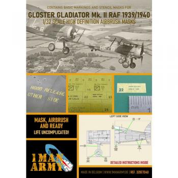 1ManArmy 32DET040 Gloster Gladiator Mk. II