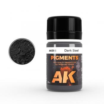 AK Interactive AK086 Dark Steel Pigment
