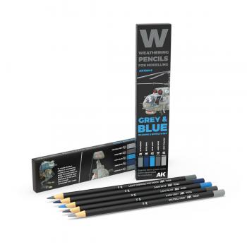 AK Interactive AK10043 Weathering Pencils - Grey and Blue