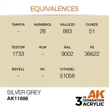 AK Interactive AK11006 3Gen - Silver Grey