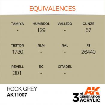 AK Interactive AK11007 AK 3GEN - Rock Grey