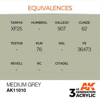 AK Interactive AK11010 AK 3GEN - Medium Grey