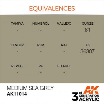 AK Interactive AK11014 AK 3GEN - Medium Sea Grey