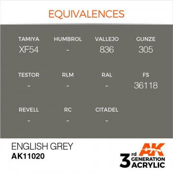 AK Interactive AK11020 AK 3GEN - English Grey