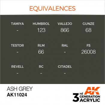 AK Interactive AK11024 AK 3GEN - Ash Grey