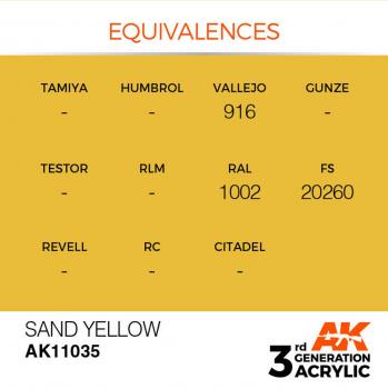 AK Interactive AK11035 AK 3GEN - Sand Yellow