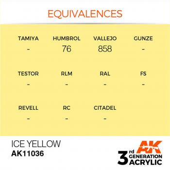 AK Interactive AK11036 AK 3GEN - Ice Yellow