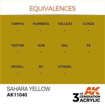 AK Interactive AK11040 AK 3GEN - Sahara Yellow