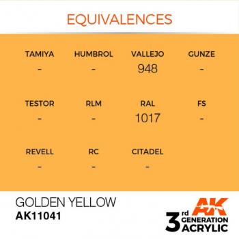 AK Interactive AK11041 AK 3GEN - Golden Yellow