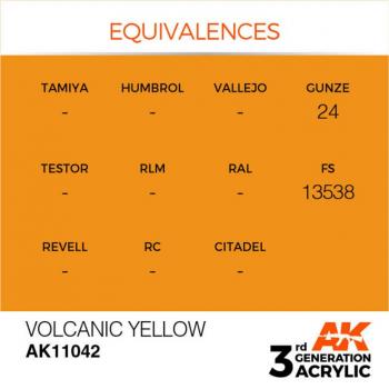 AK Interactive AK11042 AK 3GEN - Volcanic Yellow