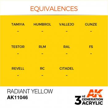 AK Interactive AK11046 AK 3GEN - Radiant Yellow