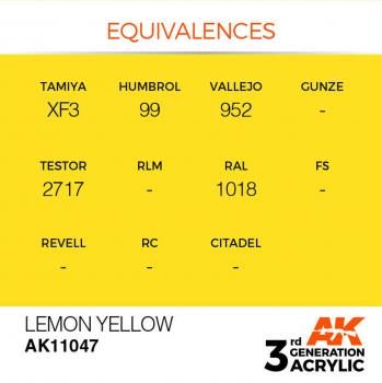 AK Interactive AK11047 AK 3GEN - Lemon Yellow