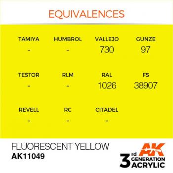 AK Interactive AK11049 AK 3GEN - Fluorescent Yellow