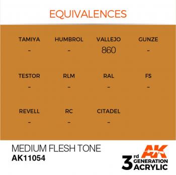 AK Interactive AK11054 AK 3GEN - Medium Flesh Tone