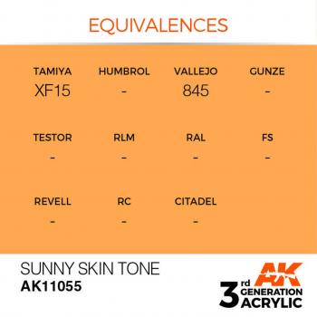 AK Interactive AK11055 AK 3GEN - Sunny Skin Tone