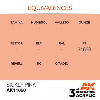 AK Interactive AK11060 AK 3GEN - Sickly Pink