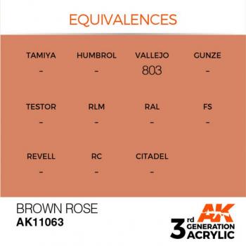 AK Interactive AK11063 AK 3GEN - Brown Rose