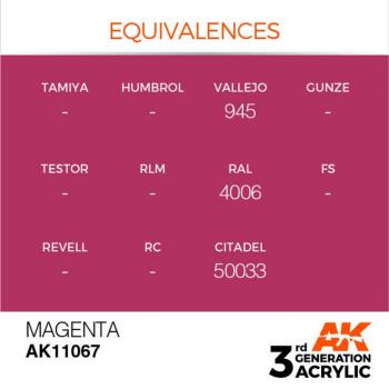 AK Interactive AK11067 AK 3GEN - Magenta