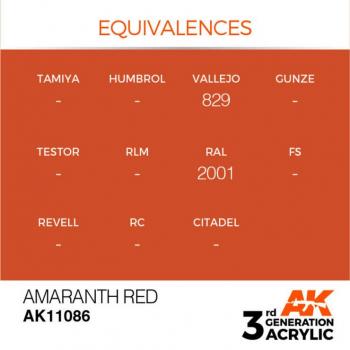 AK Interactive AK11086 AK 3GEN - Amaranth Red