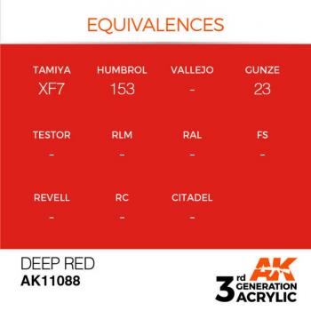 AK Interactive AK11088 AK 3GEN - Deep Red
