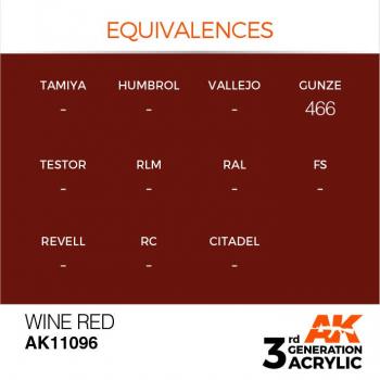 AK Interactive AK11096 AK 3GEN - Wine Red