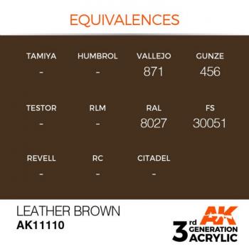 AK Interactive AK11110 AK 3GEN - Leather Brown