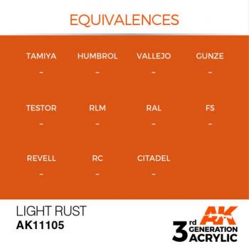 AK Interactive AK11105 AK 3GEN - Light Rust