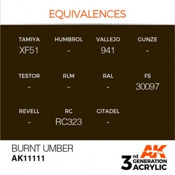 AK Interactive AK11111 AK 3GEN - Burnt Umber