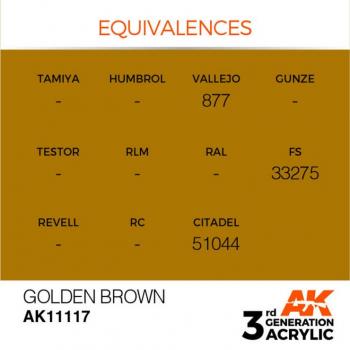 AK Interactive AK11117 AK 3GEN - Golden Brown