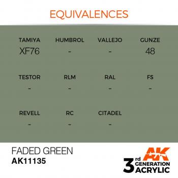 AK Interactive AK11135 AK 3GEN - Faded Green