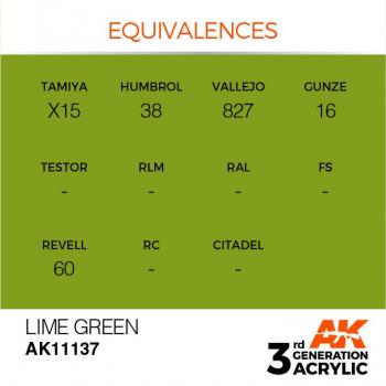 AK Interactive AK11137 AK 3GEN - Lime Green