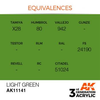 AK Interactive AK11141 AK 3GEN - Light Green