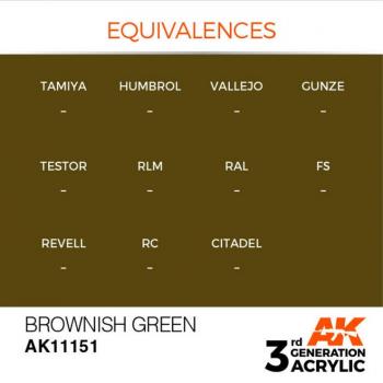 AK Interactive AK11151 AK 3GEN - Brownish Green