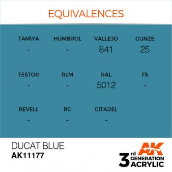 AK Interactive AK11177 AK 3GEN - Ducat Blue